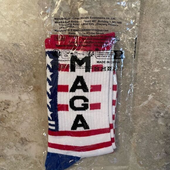 🆕 Donald Trump MAGA Socks Adults One Size - Picture 3 of 3
